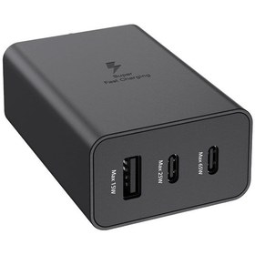 تصویر شارژر دیواری سامسونگ 65w مدل EP-T6530 به همراه کابل USB-C 