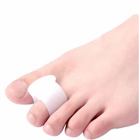 تصویر لا انگشتی ثابت سیلیکونی طب و صنعت ا Silicone Toe Separator Silicone Toe Separator