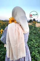 تصویر شال پفکی طرح برجسته 