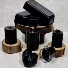 تصویر پارافین مشکی جامد 