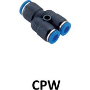 تصویر اتصال پنوماتیک سه راهی متغیر Y 10-8 