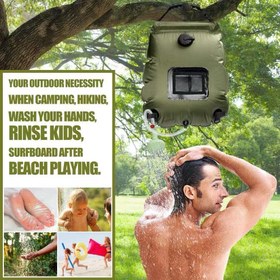 تصویر دوش صحرائی کمپینگ 