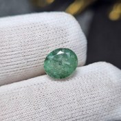 تصویر نگین سنگ طبیعی زمرد معدنی زامبیا کد 36481 