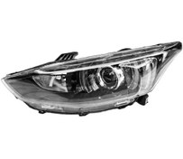 تصویر چراغ جلو اطلس سمت چپ کامل با لامپ و LED و دسته سیم 