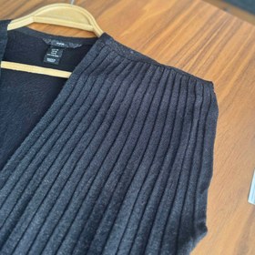 تصویر بافت مشکی شاین دار خیلی ناز و لطیف و شیک برندH&m 