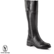 تصویر چکمه زنانه چرم کد (7120) 