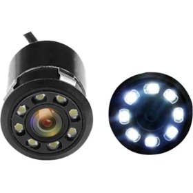 تصویر دوربین عقب دو حالته خودرو Camera Rearview 8 LED 