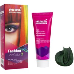 تصویر شامپو رنگ مو مارال مدل 01 حجم 80 میلی لیتر رنگ سبز 