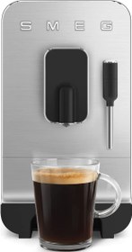 تصویر اسپرسوساز اسمگ مدل BCC02 مشکی سیلور SMEG Automatic Coffee Machine BCC02BLMEU