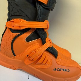 تصویر بوت موتورسواری کراسی مدل Acerbis – نارنجی 