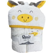 تصویر حوله تن پوش کودک پاپو مدل بینگو سایز ۳۵x۶۵ سانتی متر 