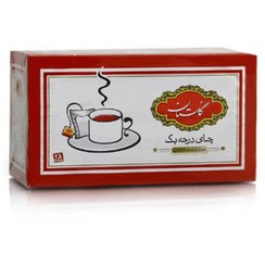 تصویر چای کیسه ای گلستان ۲۵ عددی وزن ۵۰ گرم 