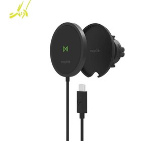 تصویر شارژر بی سیم موفی مدل Snap Plus توان 15 وات Mophie Universal Snap+ 15W Wireless Magnetic Charging Pad
