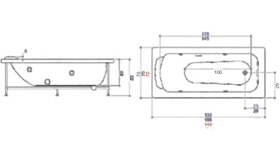 تصویر جکوزی مدل 755 آریانا 