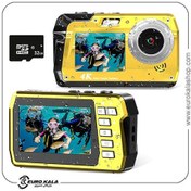 تصویر Underwater Camera دوربین حرفه ای غواصی اروپایی FHD 2.7K 11FT 48MP 11X 