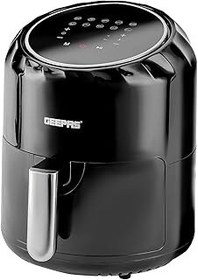 تصویر Fryer Air Digital Geepas ، سیاه ، 1400W ، ظرفیت 3.5 لیتری ، GAF37512 ، 2 سال ضمانت سازنده Geepas Digital Air Fryer, Black, 1400W, 3.5 Liter Capacity, GAF37512, 2 Year Manufacturer Warranty