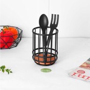 تصویر استند کفگیر و ملاقه گرد یونیک 