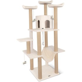 تصویر درخت گربه پنج طبقه نینا پت کدQ cat tree ninapet code Q