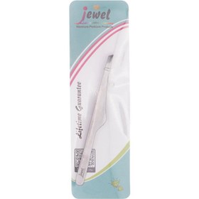 تصویر موچین ابرو انبری تفنگی مدل GT 242 جول Jewel Eyebrow Tweezers GT242