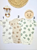 تصویر بادی آستین کوتاه اچ اند ام سایز ۶ تا ۹ ماه 