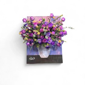 تصویر تابلو ویش گل بنفش 