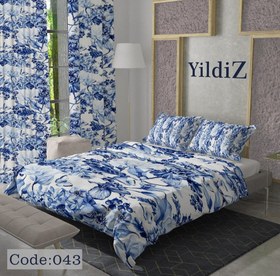 تصویر روتختی مخمل باغ پرندگان کد 043 - یک‌ونیم نفره bedspread