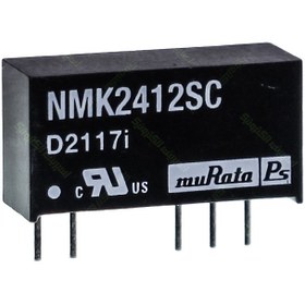 تصویر مبدل ولتاژ موراتا 83± میلی آمپر MURATA NMK2412SC DC/DC IN:24V OUT:±12V 