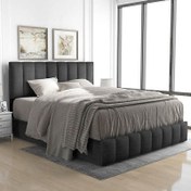 تصویر تخت خواب دونفره مدل p 570 سایز 160×200سانتی متر 