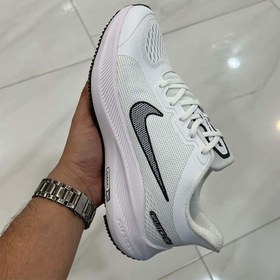 تصویر کفش مردانه نایک ایر زوم گاید 10 اورجینال 2023 - مشکی طوسی / 40 Nike Air Zoom Guide 10(cj0291)