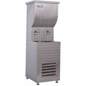 تصویر آبسردکن 2 شیره استیل الکترواستیل مدل ایستاده ES103 Water Cooler 2 Juice Standing