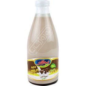 تصویر سویا شیر با طعم کاکائو بکر 1 لیتری 