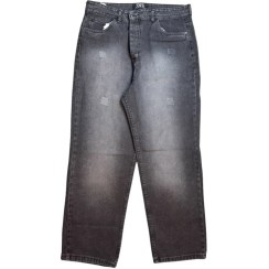 تصویر شلوار لی مردانه کلاسیک زارا ZARA ذغالی کد 4782 