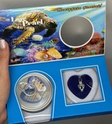 تصویر گردنبند مروارید عشق کنسرو صدف وارداتی 