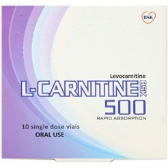 تصویر ویال خوراکی ال کارنیتین بی اس کی 500 بنیان سلامت کسری L Carnitine BSK 500