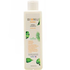 تصویر شامپو بیونیج مدل Nutrition مناسب موهای خشک Bionij Nutrition Herbal Shampoo For Dry Hair