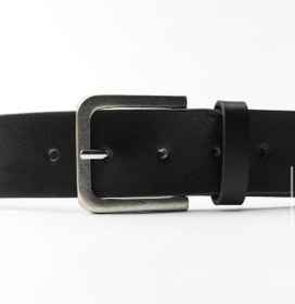 تصویر ZARA DISTRESSED EFFECT LEATHER BELT 