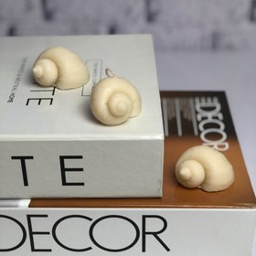 تصویر شمع مدل گیفت حلزون 