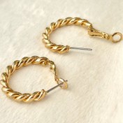 تصویر گوشواره حلقه پیچ 