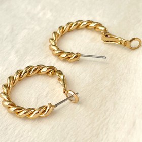 تصویر گوشواره حلقه پیچ 