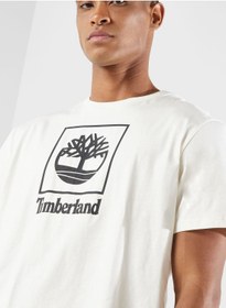 تصویر تی‌شرت با لوگوی استک برند timberland Stack Logo T-Shirt