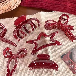 تصویر کلیپس پاپیون قرمز چری خالدار 