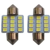 تصویر لامپ فشنگی سقفی خودرو قطعه سازان کبیر مدل LIGHT-765 مجموعه 2 عددی 