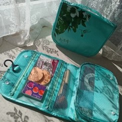 تصویر کیف لوازم آرایش مسافرتی تراول بگ چند منظوره زنانه ضد آب طرح تراول بگ Toiletry Travel bag