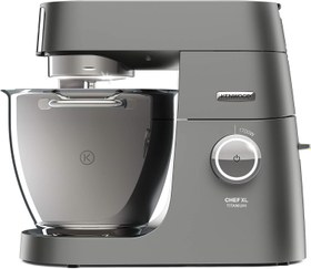 تصویر دستگاه میکسر آشپزخانه KENWOOD بدنه فلزی CHEF XL TITANIUM 1700W با کاسه 6.7 لیتری SS، 5 ابزار، مخلوط کن شیشه ای، چرخ گوشت، غذاساز، آبمیوه گیری مرکبات، مولتی آسیاب، ترازو KVL8472S نقره ای - ارسال 20 روز کاری 