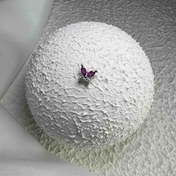 تصویر پیرسینگ گوش پروانه جواهری کد 103 