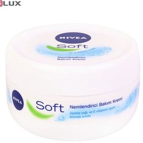 تصویر کرم نرم کننده کاسه ای نیوآ Soft حجم 300 میل Nivea Soft Moisturizing Care Cream 300ml