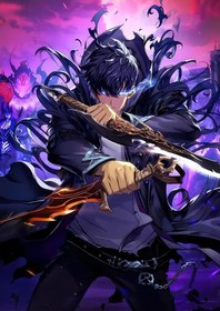 تصویر متال پوستر انیمه Solo Leveling کد N204 