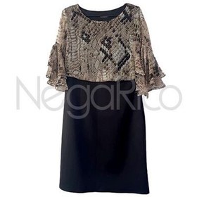 تصویر پیراهن مجلسی پوست ماری 