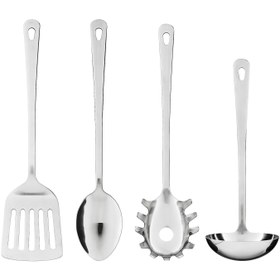 تصویر مجموعه 4 عددی ابزار آشپزخانه ایکیا مدل GRUNKA kitchen utensil set