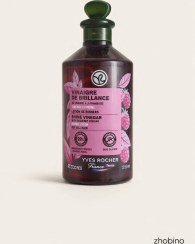 تصویر سرکه براق‌کننده مو ایوروشه با تمشک | Yves Rocher Shine Vinegar سرکه درخشنده‌کننده مو ایوروشه مناسب موهای کدر